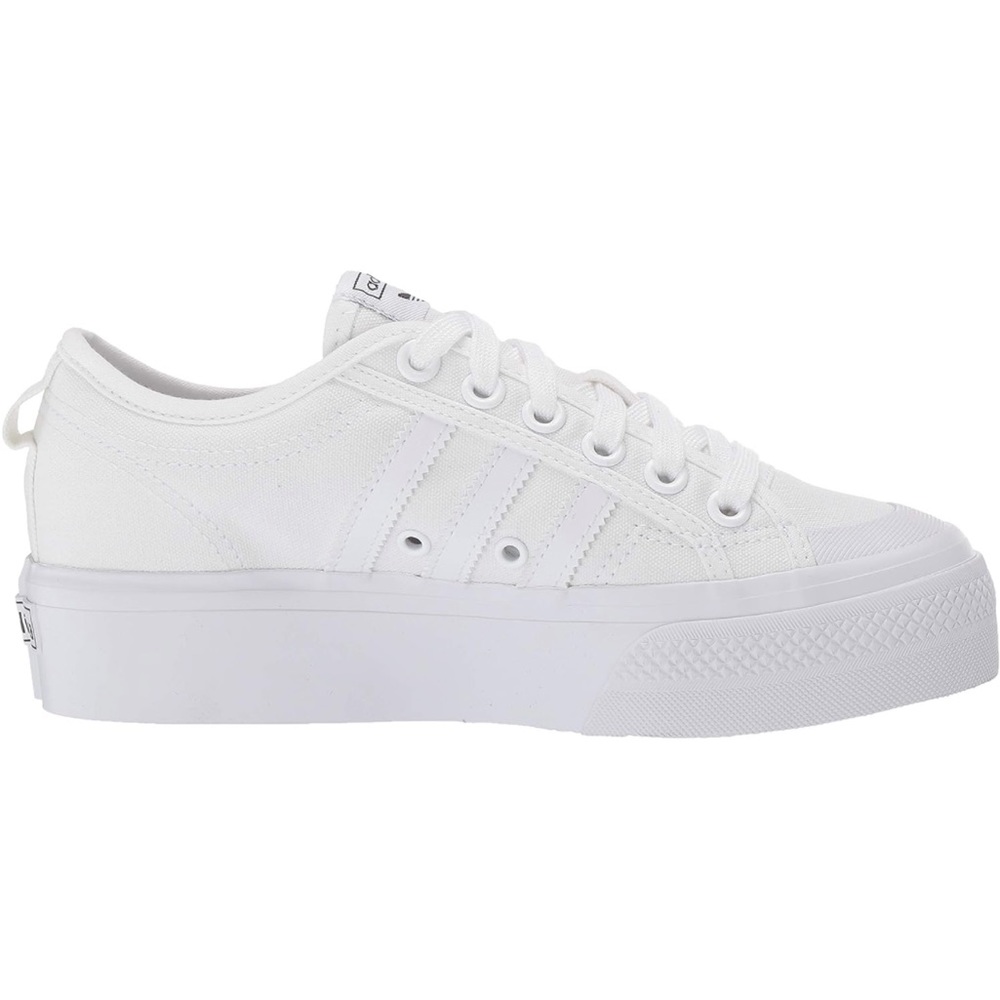 White adidas sneakers